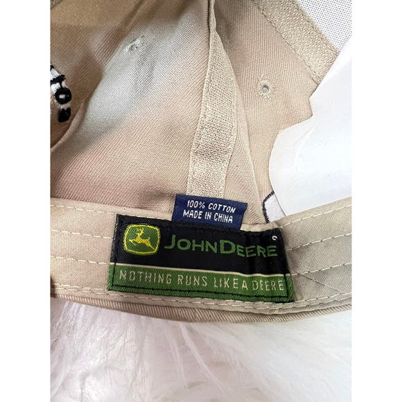 John Deere Performance That Pays Baseball Cap Brown Snap Back Columbus 2003 - Picture 7 of 8